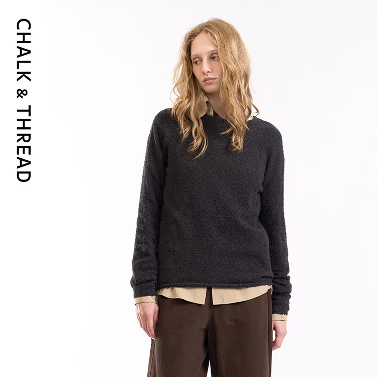 【ohwehi专属】CHALK&THREAD陨石雪绒球毛衫