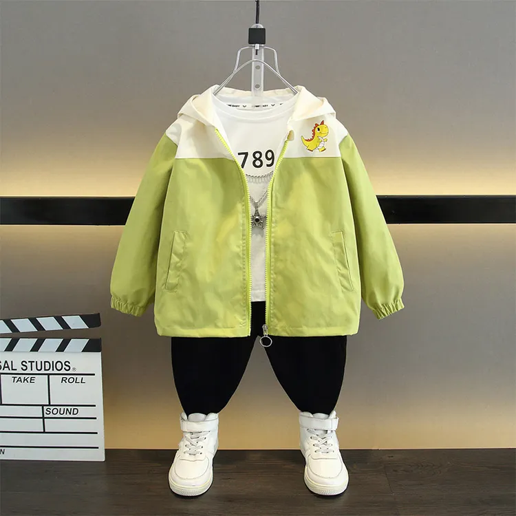 儿童春季韩版外套春秋款童装男童洋气宝宝小童上衣男孩男宝帅气