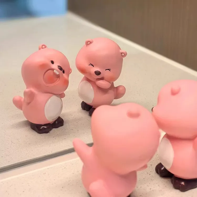 小海狸loopy盲盒公仔玩偶桌面摆件露比手办情人节闺蜜生日礼物