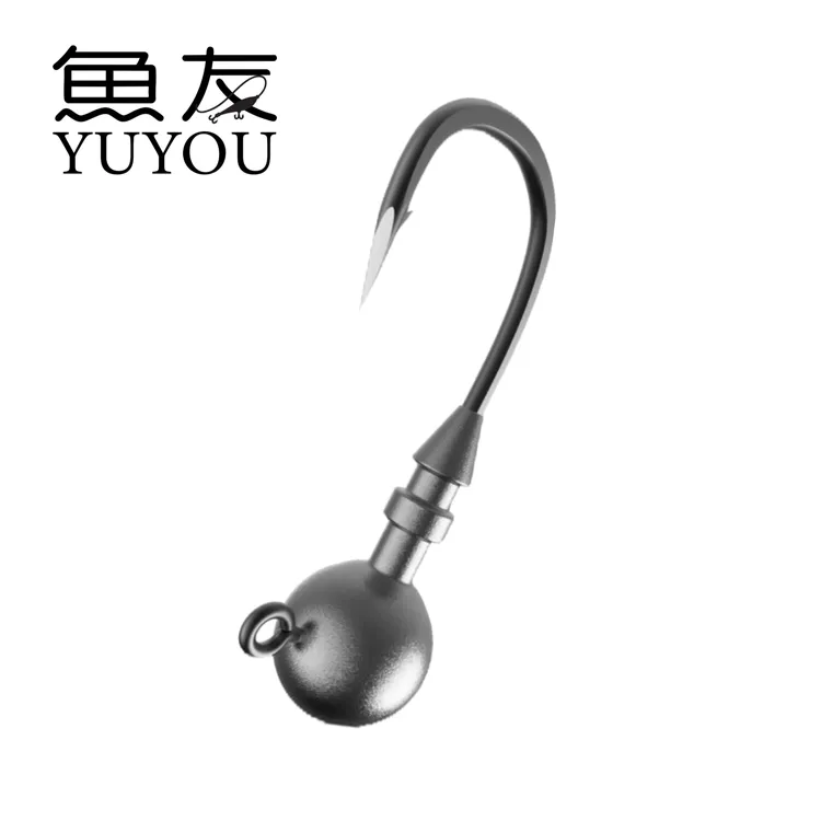 YUYOU路亚长柄铅头钩专为鲈鳜设计给口必中30颗/盒