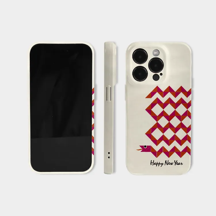 红火蛇形 适用iphone16promax蛇年壳苹果15plus小众设计师款14本