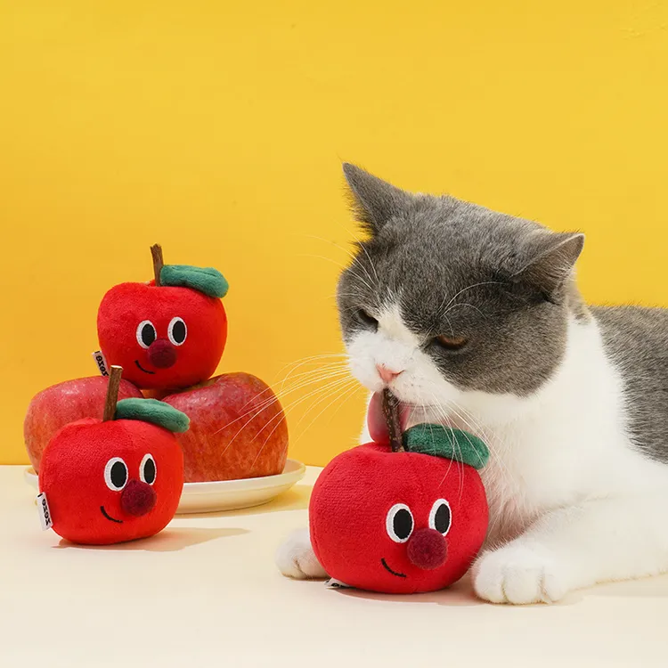 zeze苹果木天蓼耐咬磨牙玩具自嗨猫薄荷逗猫棒猫咪用品洁齿棒啃咬