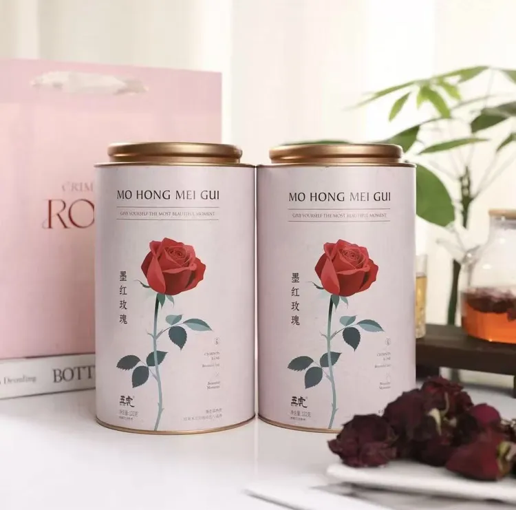 墨红玫瑰养生花茶