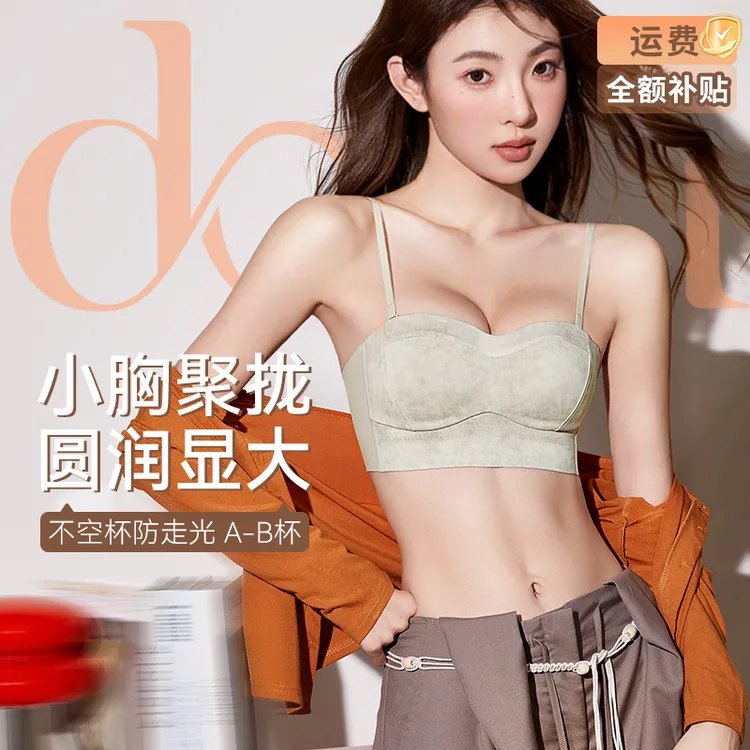 【琥珀流光】多情猫小胸聚拢内衣女2025新款网红爆款可外穿抹胸文胸