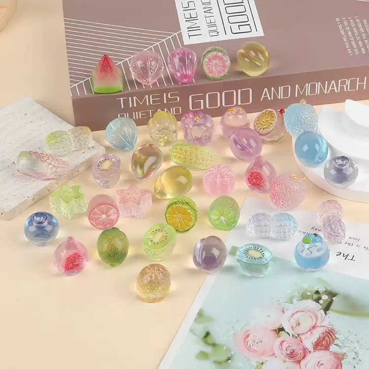 【高透水果对对碰】树脂环保DIY可爱高透水果盲袋对对碰
