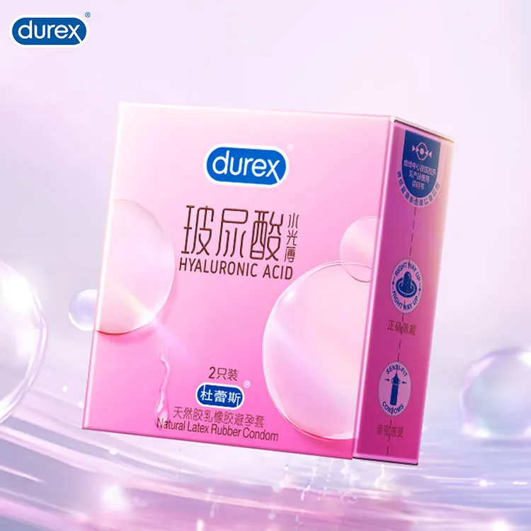 【新品水光薄】杜蕾斯避孕套玻尿酸超薄安全套男用套套正品无感杜杜水光套润薄玻尿酸成年人男女性专用夫妻情侣共用计生情趣用品