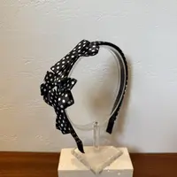 GREBUTY 6468 简约百搭波点蝴蝶结发箍