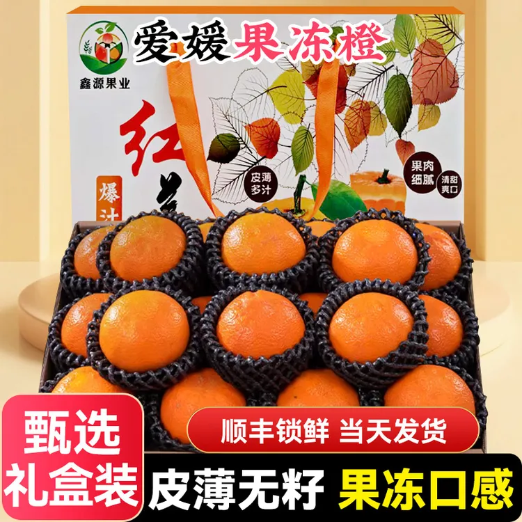 【礼盒装】象山红美人柑橘爱媛28号果冻橙橘子新鲜采摘红美人顺丰