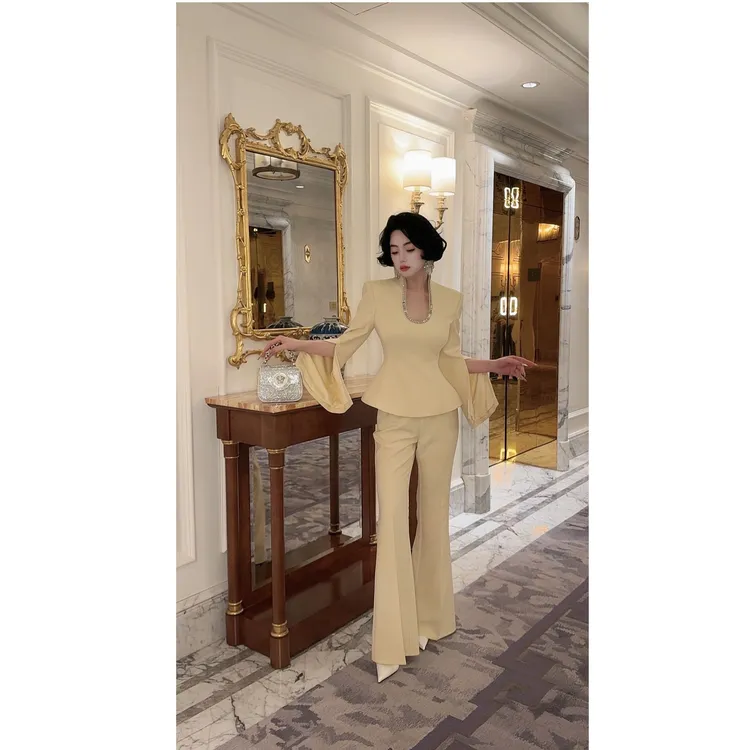 LYXJ【华尔顿贵妇】千金风时尚套装轻奢显瘦显气质11669