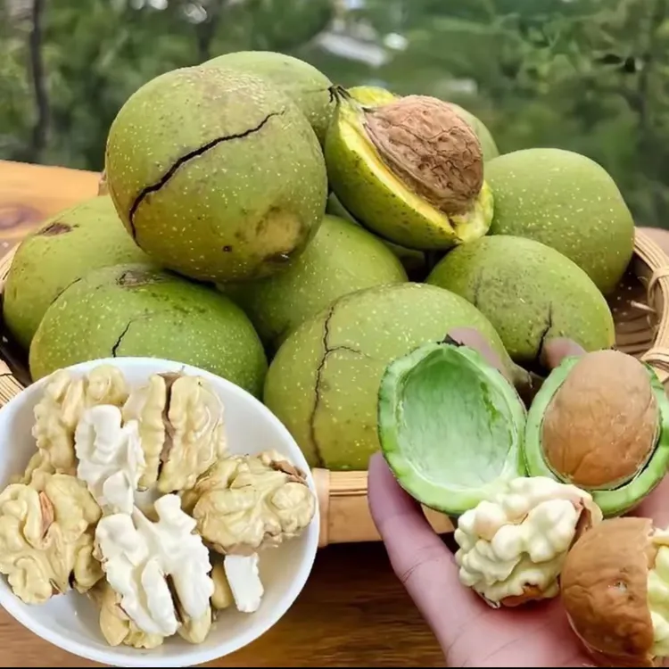 伏牛山高海拔去青皮干核桃薄壳脆嫩美味醇香孕妇零食补脑营养