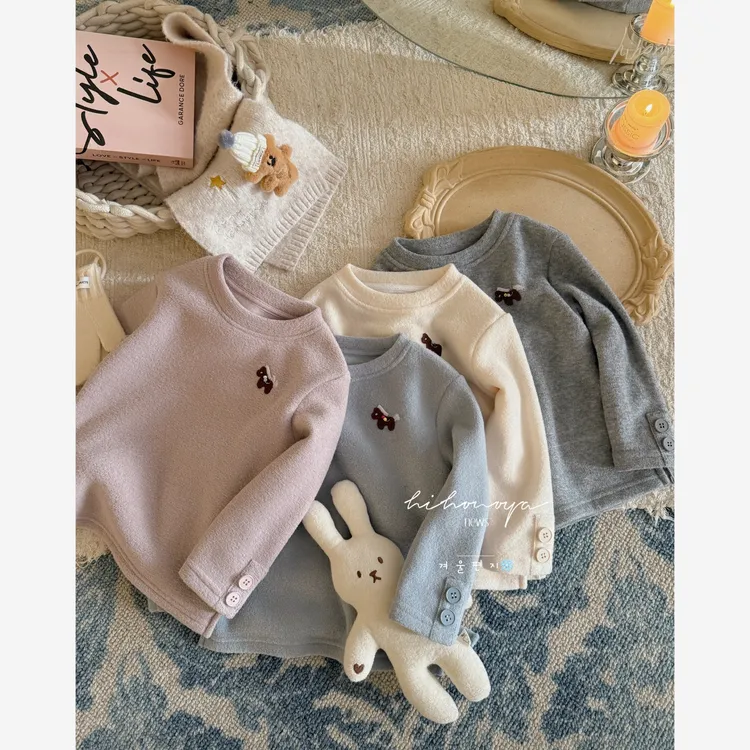 【小马暖暖衣】十四Hihoniya~2025冬亲子小马标双面绒纽扣羊毛打底