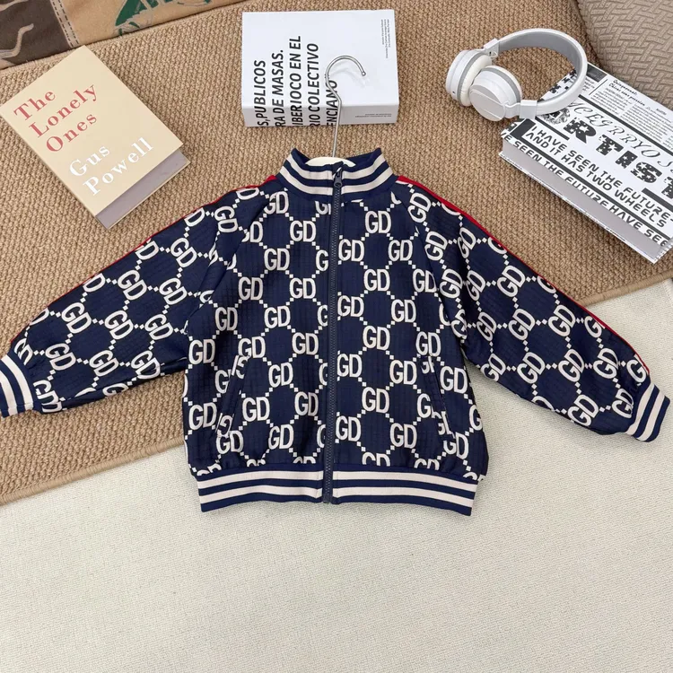 Da&Mai -【迪迪夹克】男女童装长袖厚款穿拼接宽松秋冬加绒保暖外套