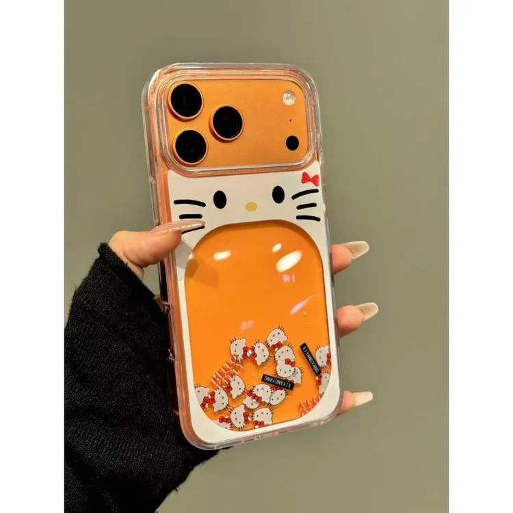 可爱大嘴猫咪摇摇乐适用iphone17promax苹果16p手机壳华为mate70p