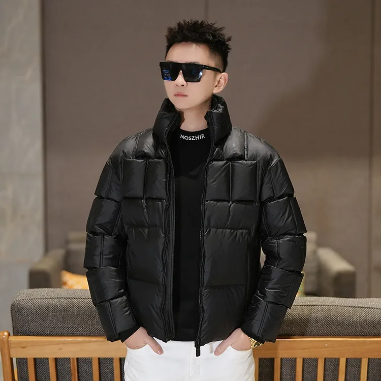 【梦幻阶梯新款】冬季男士龟背潮流休闲百搭加厚保暖外套男款羽绒服