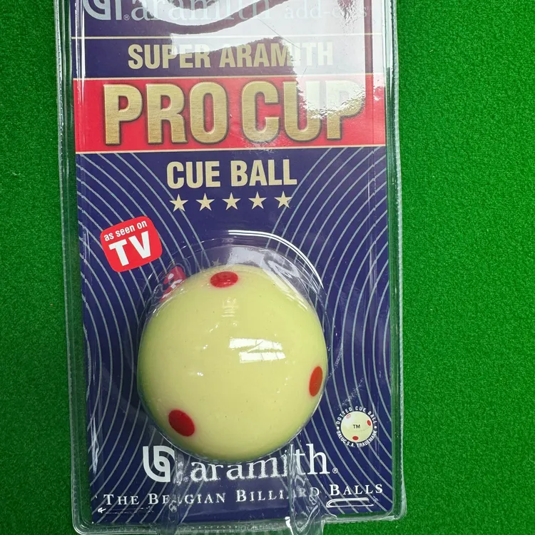 雅乐美母球水晶台球子标准大号球美式黑八九球白球斯诺克球头单个