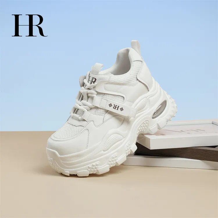 HR/赫莲娜网面春夏百搭老爹女鞋爆款早春高智感阔腿裤必备鞋气垫商品图