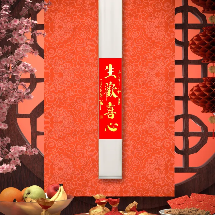 茶室书房客厅手写书法条幅/手工装裱/画心内容颜色备注/王家栋作