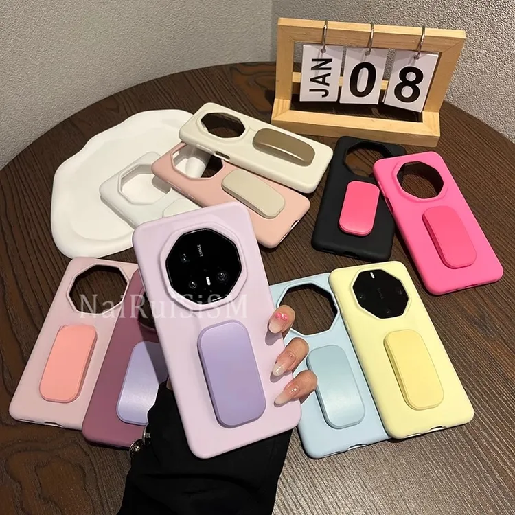 液态硅胶推拉支架亲肤磨砂适用华为mate70rs非凡大师手机壳70pro