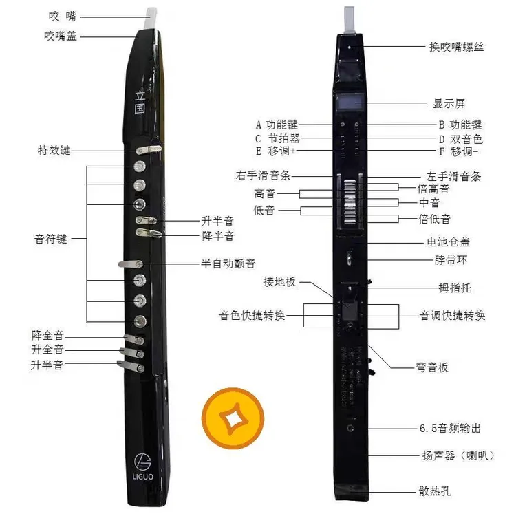 中老年零基础易上手电吹管萨克斯乐器音色齐全