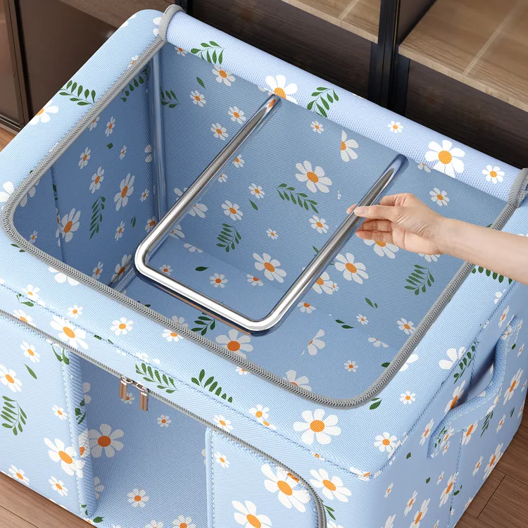 衣服收纳箱整理箱布艺大容量衣柜衣物被子储物箱家用牛津布收纳袋