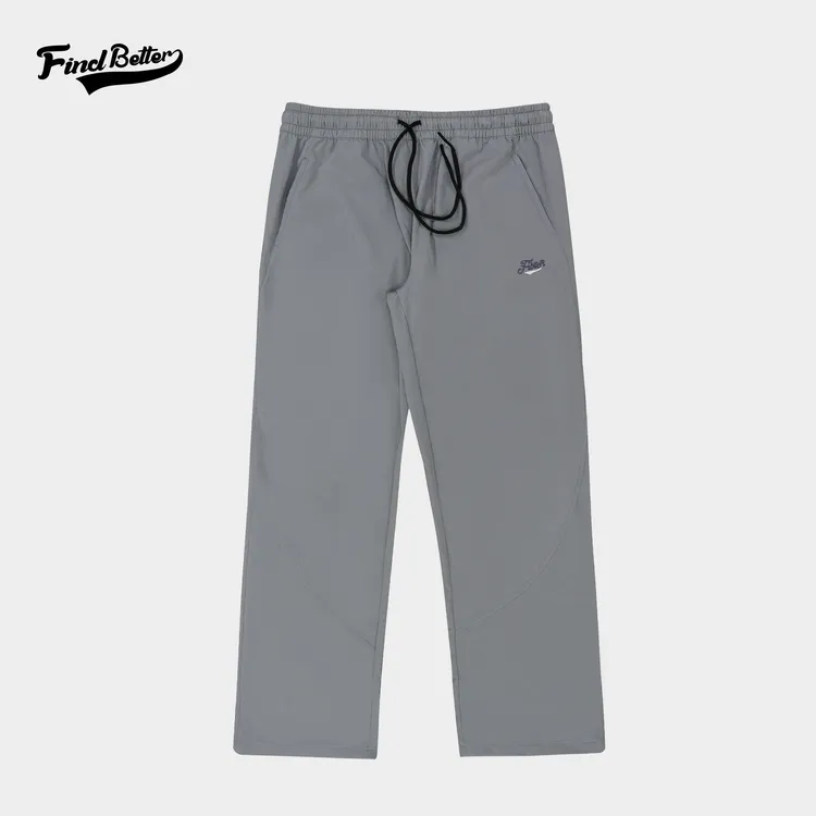 新款秋冬健身运动户外综合训练休闲舒适经典绣花长裤-324