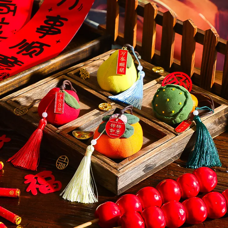 端午节香包香囊手工成品艾草柿柿如意随身布艺挂件礼物端午伴手礼