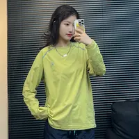  SANYU 户外索罗娜拼接撞色哈苏线男女骑行运动圆领打底衫长袖T恤