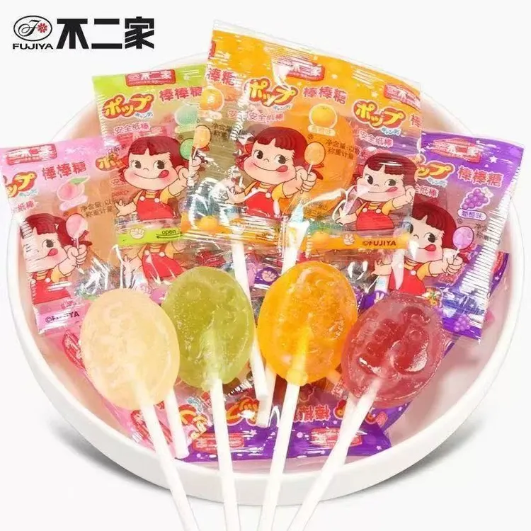 不二家正品棒棒糖多种口味水果混合装儿童礼物办公休闲糖果小零食