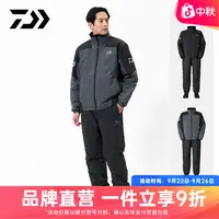 DAIWA达亿瓦 25秋冬DI-5225 耐磨保暖钓鱼服防寒夹棉外套长裤套装