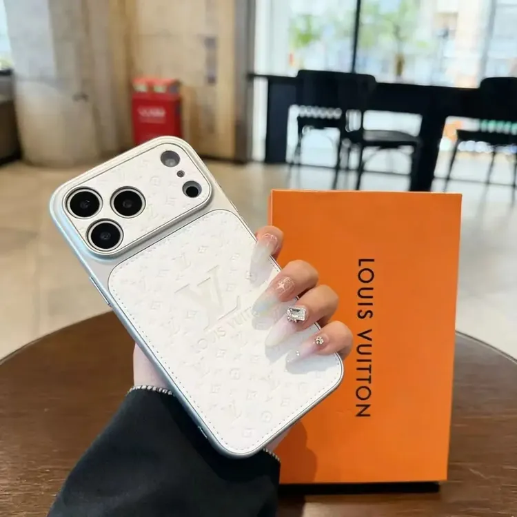 压印老花V家适用苹果17PROMAX手机壳16PRO高级感15男女14防摔轻奢