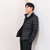 独等/UCUB 95白鸭绒轻薄羽绒服男士短款2025年新款秋冬立领外套潮