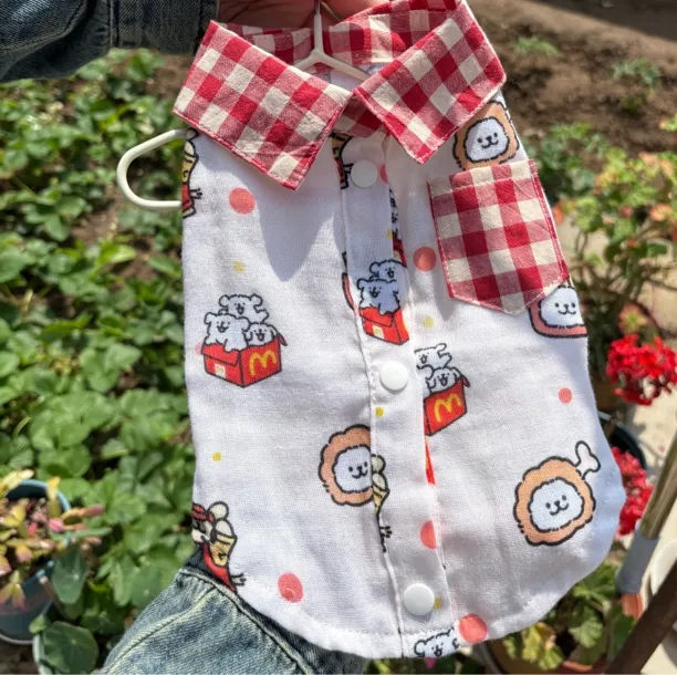 BDMoM pet｜“麦门永存”宠物衬衣婴儿双层纱