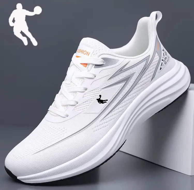 领跑乔丹2025新款春夏飞织网面运动鞋软底轻便透气防滑耐磨跑步鞋