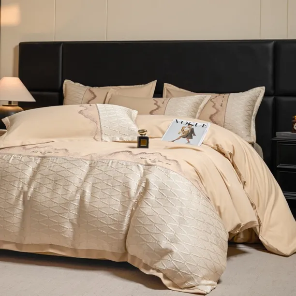 加厚保暖磨毛~！秋冬季四件套全棉床单被套轻奢高级感主卧室床品