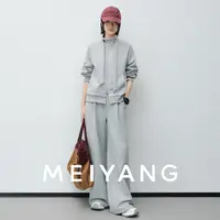 美洋MEIYANG 飘带套装 锁温空气层立领可拆卸飘带上衣休闲裤-周四