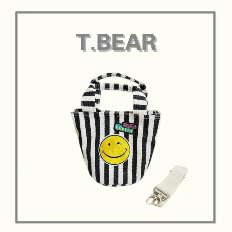 Bear Style Shop设计师原创包包挂件/手机挂饰/车挂/黑色条纹包包