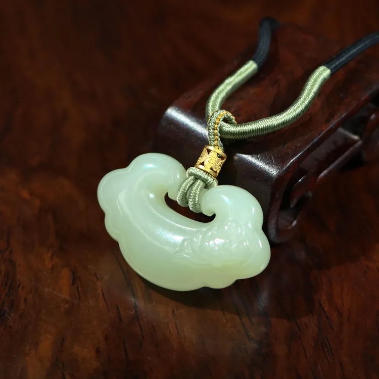 【凰一品】 特细晴水福锁18k