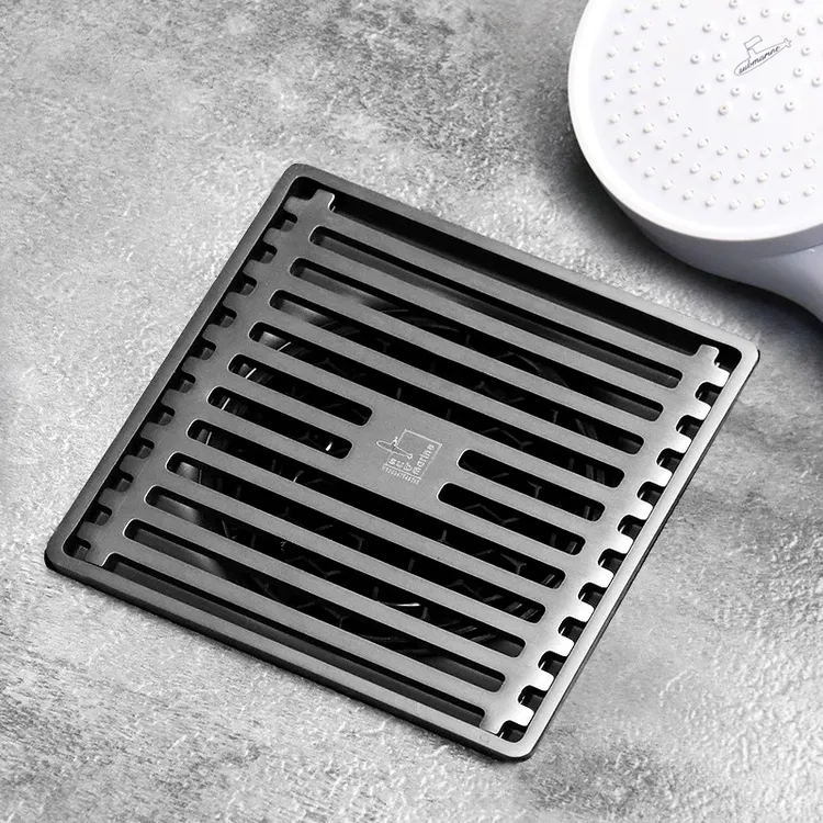 潜水艇防臭地漏不锈钢枪灰色浴室卫生间下水道防臭神器防反水溢水