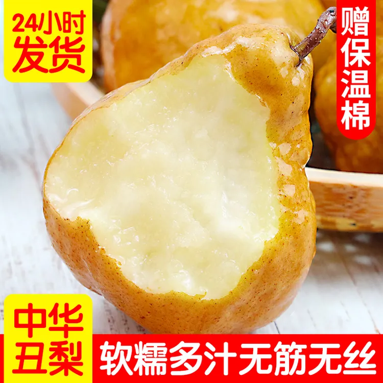 【加保温棉】烟台丑梨中华丑梨软糯多汁滋润新鲜莱阳梨啤梨苹果