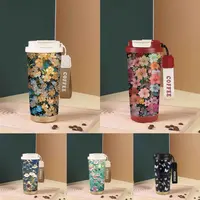 【小魏总珠宝】繁华系列316不锈钢水杯500ml（五色）