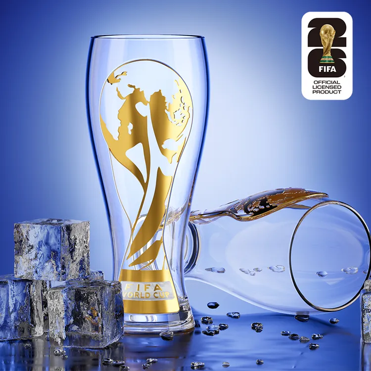 FIFA国际足联2026美加墨世界杯纪念品大力神杯金杯啤酒杯