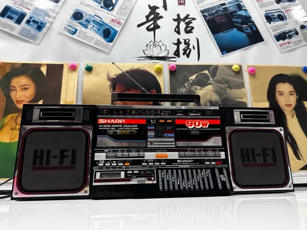 95新 Sharp/夏普 二手日本纯进口夏普高端双卡收录机功能全好