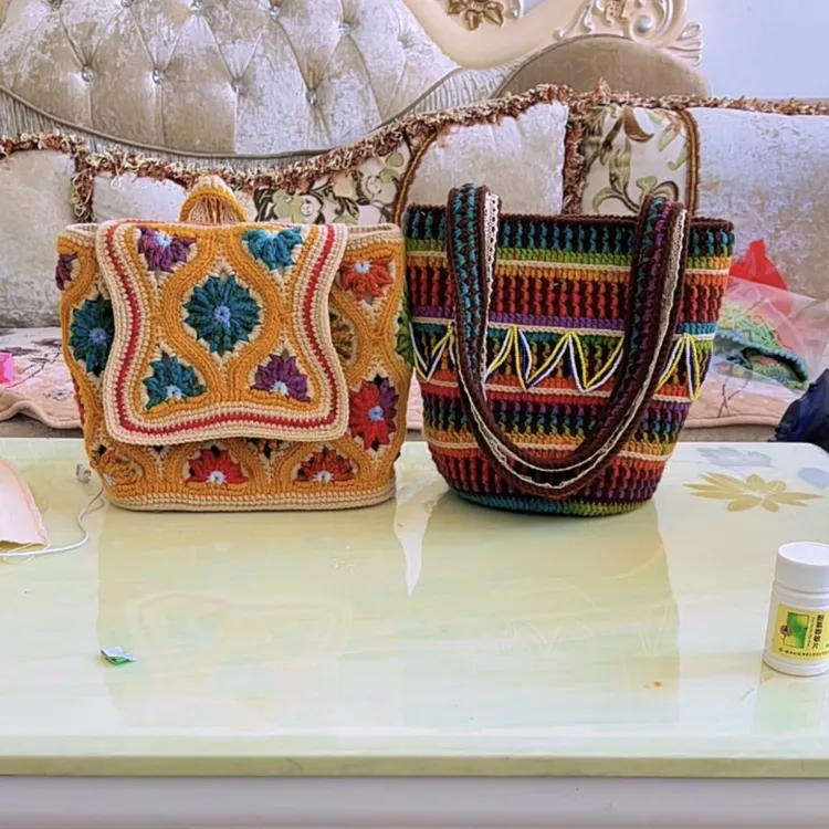 民族桶包和雀羽双肩包线上教程图书卡