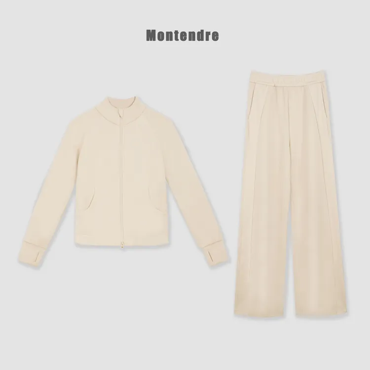 MonTendre【云朵包裹感】 N 流光风户外显瘦运动休闲百搭极简风套装