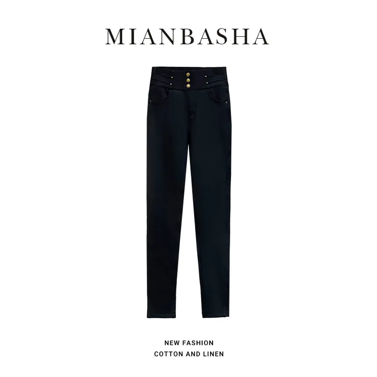 【胖佳佳专属】棉芭莎牛油果小黑裤9002-6.0