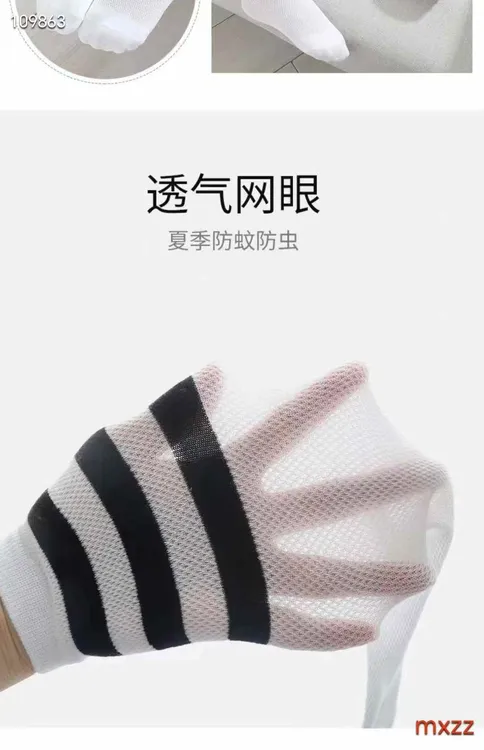 金袜郎纯棉儿童薄款过膝袜学生过膝袜半腿袜透气网眼女中筒小腿袜