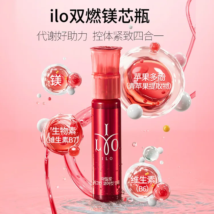 东亚制药ILO身体管理早控晚减韩女镁芯瓶1盒装