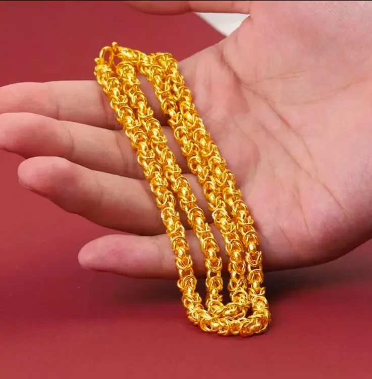 合金项链 K6轻奢龙骨项链