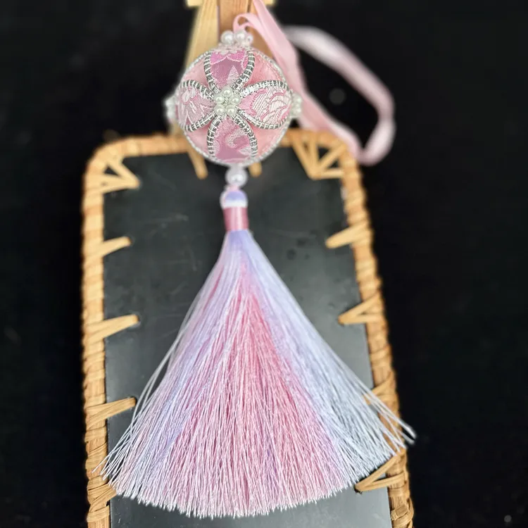 【靖西手工绣球】广西壮锦绣球纯非遗纪念品4公分女士信物伴手礼