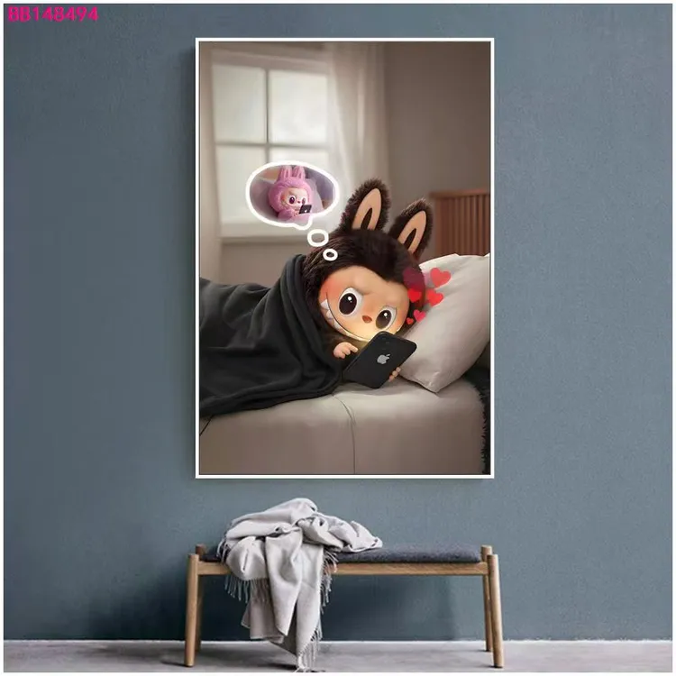 家居挂画，沙发背景墙。拉布布，动漫，卡通，二次元